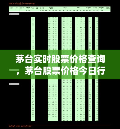 茅臺實時股票價格查詢，茅臺股票價格今日行情怎么看 