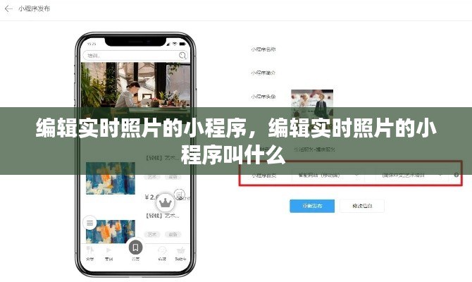 編輯實(shí)時(shí)照片的小程序，編輯實(shí)時(shí)照片的小程序叫什么 
