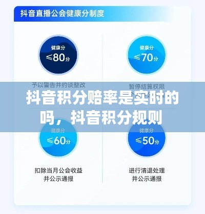 抖音積分賠率是實時的嗎，抖音積分規(guī)則 