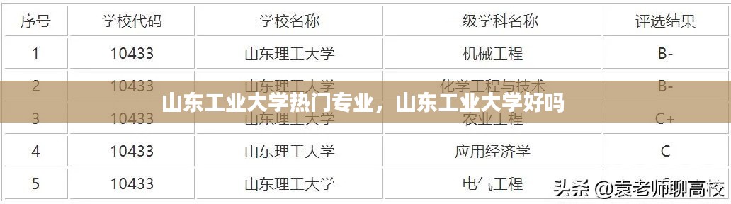 山東工業(yè)大學熱門專業(yè)，山東工業(yè)大學好嗎 