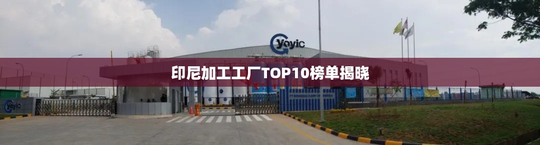 印尼加工工廠TOP10榜單揭曉