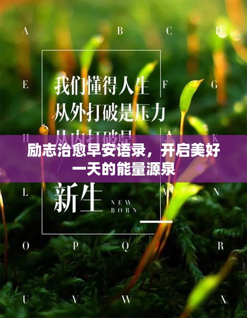 勵志治愈早安語錄，開啟美好一天的能量源泉