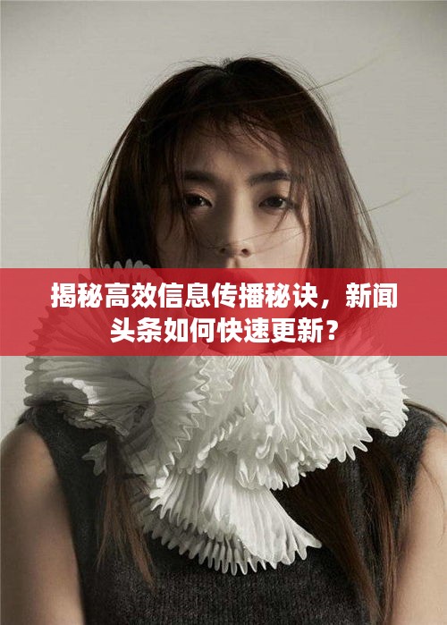 揭秘高效信息傳播秘訣，新聞?lì)^條如何快速更新？