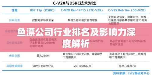 魚漂公司行業(yè)排名及影響力深度解析